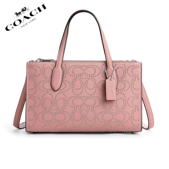 NWT‎ COACH Nina Small Tote Bag With Signature Rivets - Picture 1 of 11